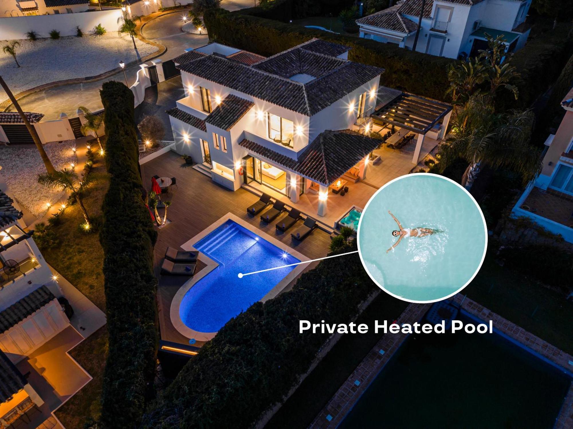 Vacation Marbella I Villa Lina, Golf Valley, Private Heated Pool, Jacuzzi, Close To The Marina Buitenkant foto